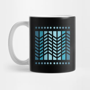 “Dimensional Extension” - V.3 Blue - (Geometric Art) (Dimensions) - Doc Labs Mug